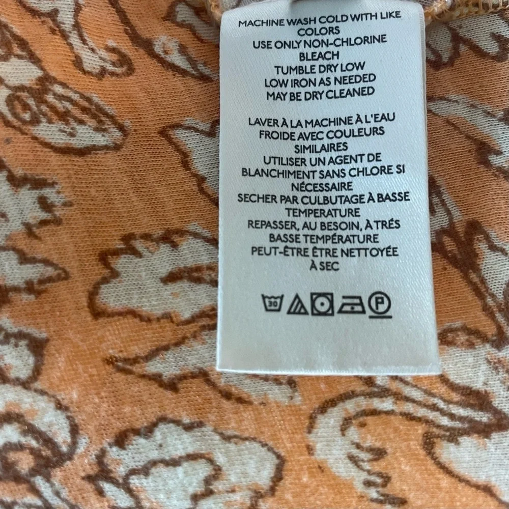 Free People say the word blood orange v-neck top 33018